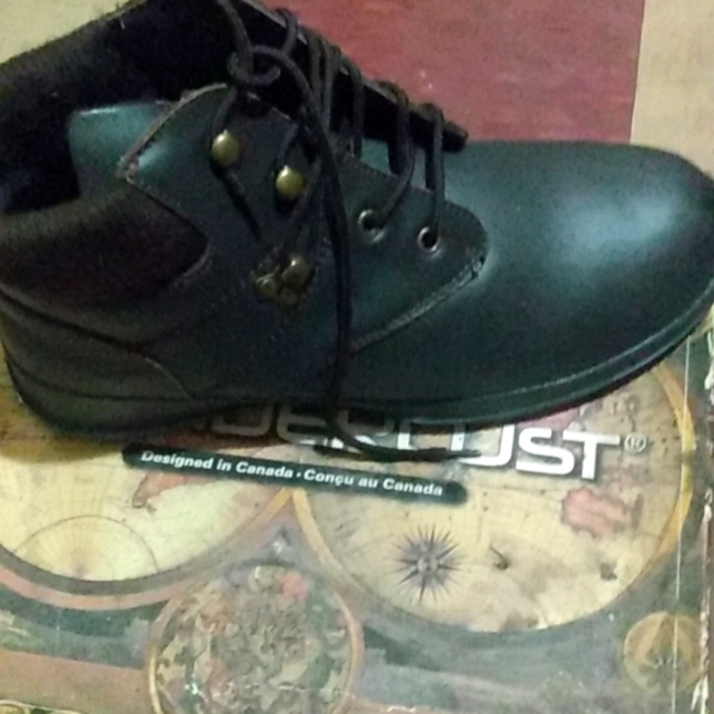 Brown leather boots size 9-1/2M
